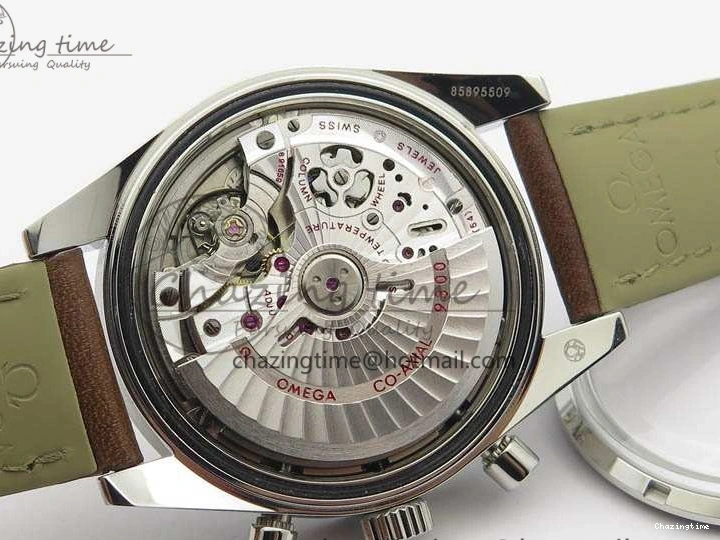 1221 Speedmaster ’57 Co-Axial OMF 1:1 Best Edition White Dial Silver Markers A9300 (Free Leather Strap) Efficient 8133